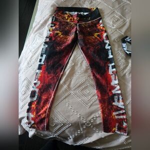 Stylish Graphic Compression Leggings One Size